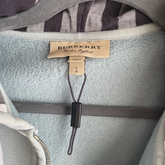 Burberry Light Blue Hoodie - Picture 3 of 4